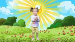 Полинка-малинка танцует под песню Ягода малинка