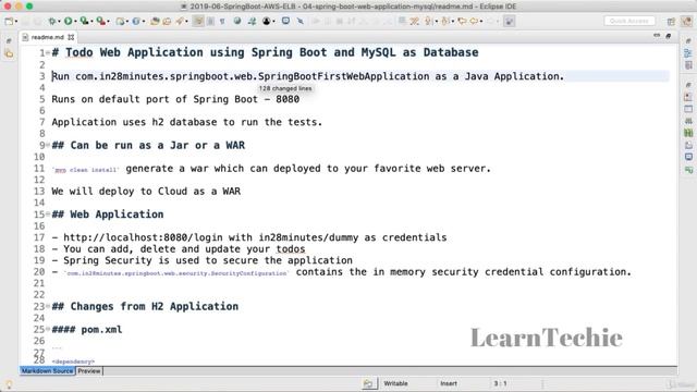 Deploy Java Spring Boot Web App talking to MySQL with AWS Elastic Beanstalk - part1 смотреть онлайн