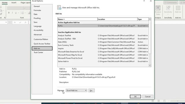 How to use PYXLL | MS Excel with Python | Pyxll installation | #python #microsoftexcel смотреть онлайн