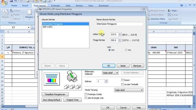 Cara Menggunakan Printer di Aplikasi Excel Ketut Supeksa смотреть онлайн