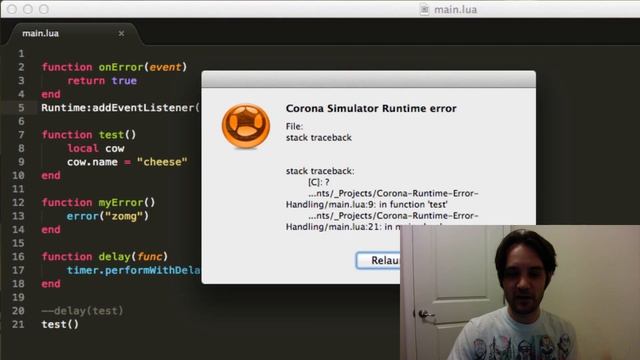 Global Error Handling in Corona SDK смотреть онлайн