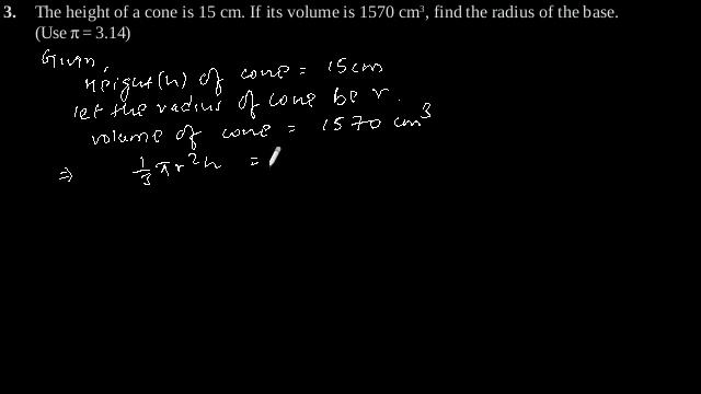 CBSE Class-9 Maths NCERT solution - Surface Areas And Volumes - Exercise 13.7 - Problem 3 смотреть онлайн