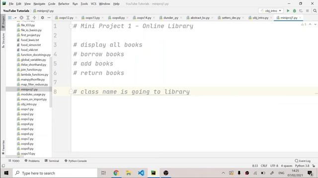 Mini Project 1 | Python for Absolute Beginners in English | #70 смотреть онлайн