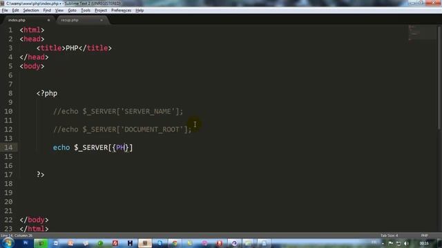 chapitre 37 : $_SERVER смотреть онлайн