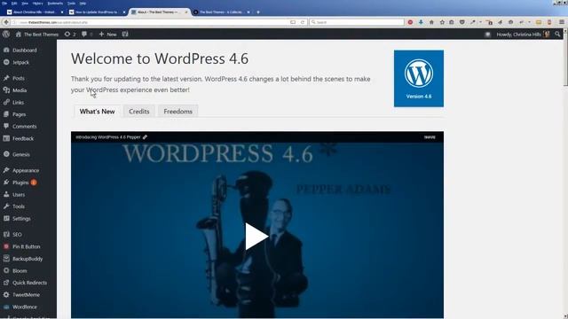 How to Update to WordPress to Version 4.6 смотреть онлайн