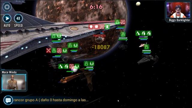 SWGOH - Naves Top 16 A Top 10, Windu Vs Tarkin