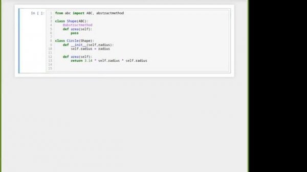 Абстрактный класс в Python пример