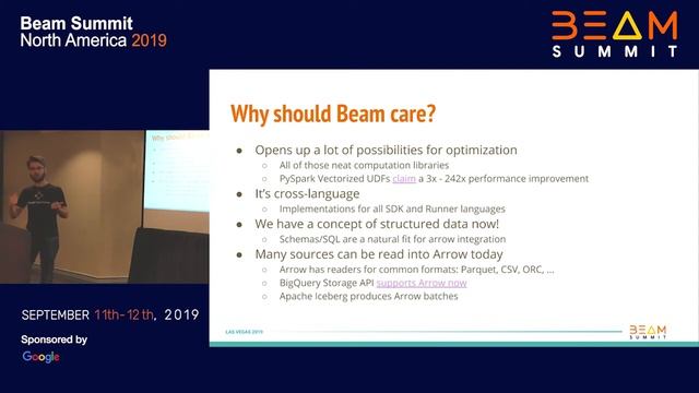 Apache Arrow + Apache Beam: A vision for cross-language, columnar data pipelines смотреть онлайн