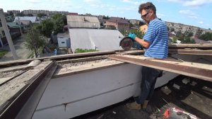 Разобрали крышу. Делаем Чердак в Жилое Пространство.