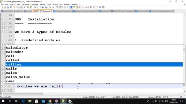 REST API (DJANGO Rest Framework) tutorials || Demo - 5 || by Mr. Srinivas On 01-07-2021 @7AM IST смотреть онлайн