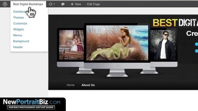 How Create Custom Website And Blog Menus In Wordpress - Photography Website Example смотреть онлайн