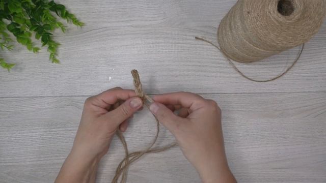 DIY.ШКАТУЛКА-КОНФЕТНИЦА ДОМИК из ДЖУТОВОЙ ВЕРЕВКИ.Поделки из джута своими руками.Jute craft ideas. смотреть онлайн