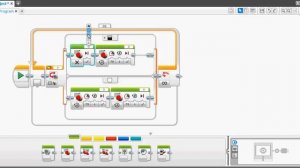 Следование по чёрной линии на основе робота EV3
