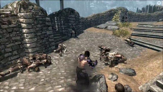 Supervillain Skyrim - Hydroman vs Riptide смотреть онлайн