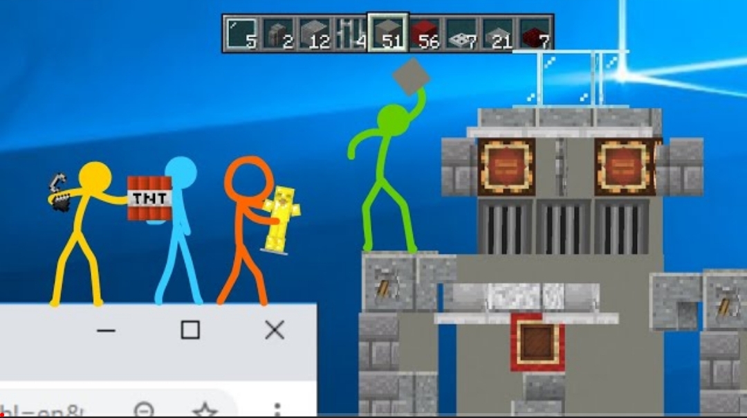 [ПЕРЕЗАЛИВ] Build Battle - Animation vs. Minecraft Shorts Ep. 17. смотреть онлайн