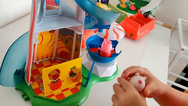 Peppa Pig Toys | Learning videos for toddlers | Ferris Wheel Toy | Learning videos for Kids смотреть онлайн