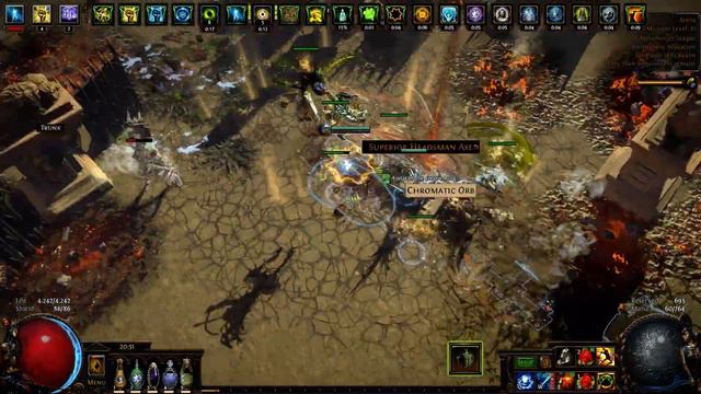 Path Of Exile | 3.9 SkInS - Frost Blades - Veritania Full Run (3s kill boss) смотреть онлайн