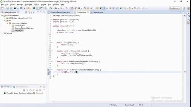 Observer Design Pattern смотреть онлайн