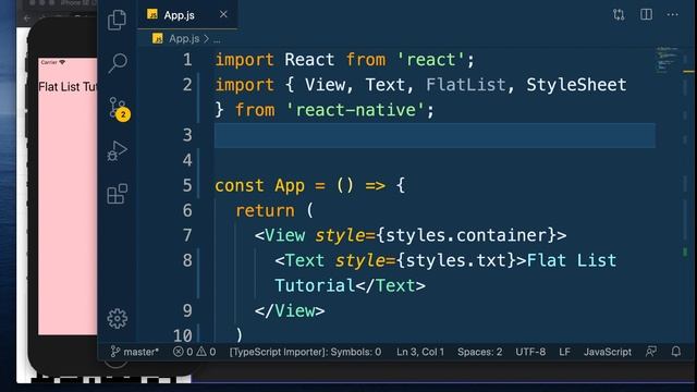 React Native FlatList смотреть онлайн