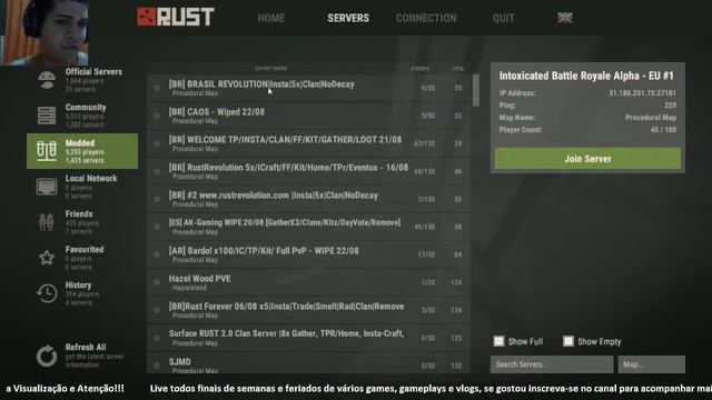 Live Rust, RAID e Jogando com Clã Servidor Admin Solari. смотреть онлайн