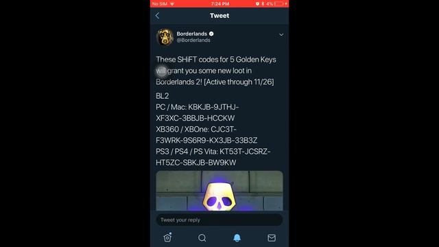 Borderlands 2 Golden Keys & Shift Codes смотреть онлайн