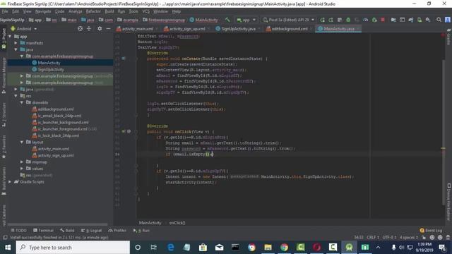 Firebase SignUp SignIn in Android apps development 2019 смотреть онлайн