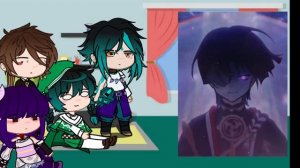 Archons+Xiao reaction to Scaramouche and Nahida [Part 1/Scaramoushe] [Rus/Eng] Gacha club