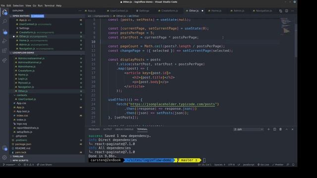 pagination med react paginate смотреть онлайн