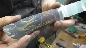 Рукоять ножа из листьев КУКУРУЗЫ , что получится?