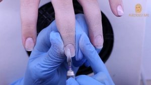 маникюр на короткие ногти, быстрый красивый и простой дизайн, наращивание без формы,