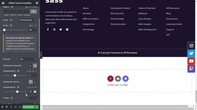 Iconos sociales flotantes Fijo | Tutorial de Elementor de WordPress смотреть онлайн