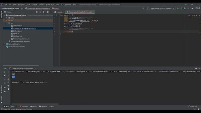 8-Kotlin Convert data Type in Hassaniya التحويل بين انواع المتغيرات بالحسانية смотреть онлайн