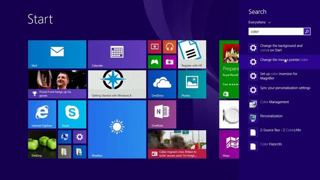 How To Change Background Color of Start Screen in Windows 8 & 8.1 смотреть онлайн