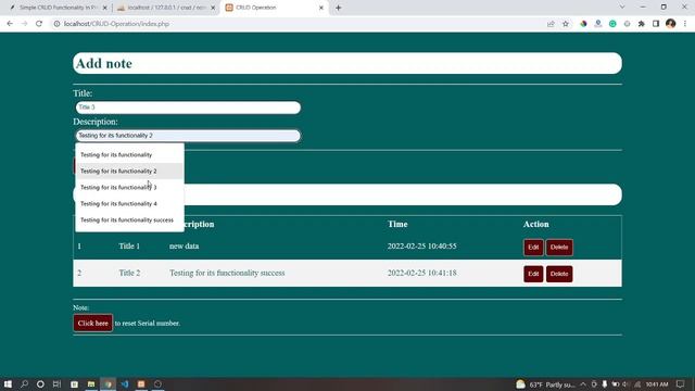 Simple CRUD Functionality In PHP With Source Code | Source Code & Projects смотреть онлайн