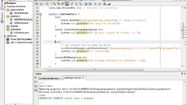 Conexión con Postgres usando Java bajo la arquitectura a tres capas Parte 1 смотреть онлайн