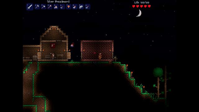 Учимся играть в Terraria #4 [Дом для NPC] смотреть онлайн