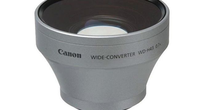 Canon WD H43 0 7x Wide Angle Converter for HV Camcorders смотреть онлайн