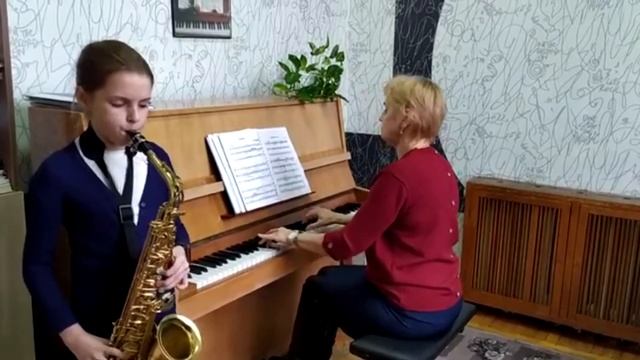 Бортнянский Дмитрий "Колыбельная", Л. Бетховен "Немецкий танец" саксофон смотреть онлайн