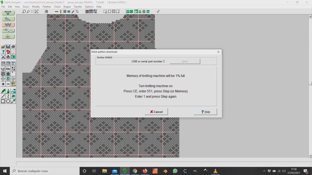 Brother KH-950i (6) Shape/Patrón + FairIsle + Designaknit смотреть онлайн