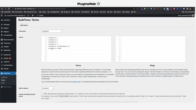 ✅ Crear entradas, páginas, productos, categorías, etc de forma masiva | WordPress смотреть онлайн
