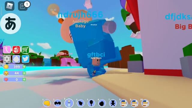 Играю в роблокс в симулятор младенца смотреть онлайн