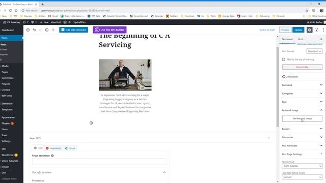 Edit Post ‹ CA Servicing — WordPress Google Chrome 2020 04 07 19 07 23 смотреть онлайн