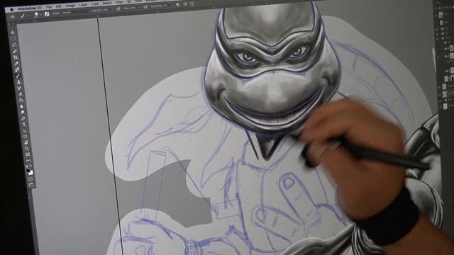 Teenage Mutant Ninja Turtles Detailed Drawing смотреть онлайн