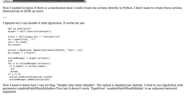 GIS: Define a action with Python directly (QGIS) смотреть онлайн