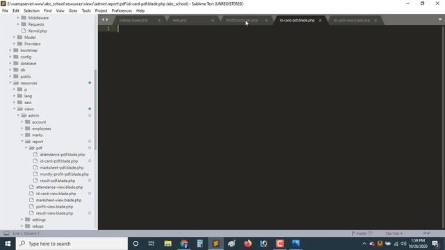 #40 Students ID Card generate | School Management System | new tips *2020 смотреть онлайн