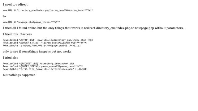 DevOps & SysAdmins: htaccess redirect querystring value смотреть онлайн