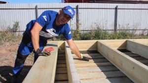 2.3. Строим каркасный дом. Устройство половых лаг и чернового пола. Строй и Живи