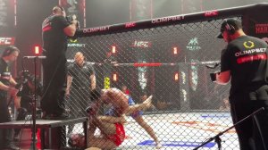 Али Инженер Хейбати VS Осипян Аркадий. Полный бой. Неспортивное поведение Хейбати. Пнул ринггерл