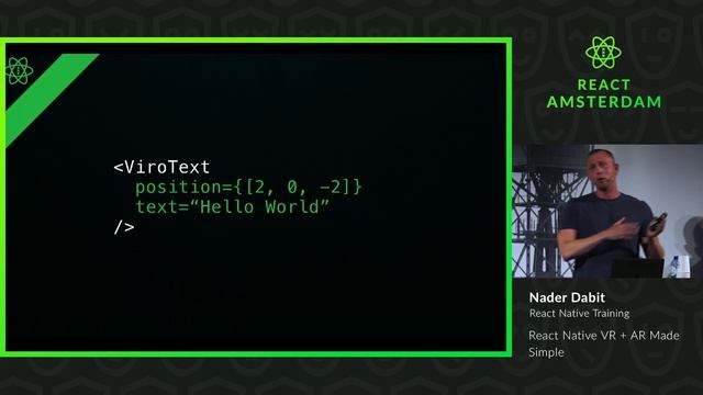 React Native VR + AR Made Simple - Nader Dabit смотреть онлайн