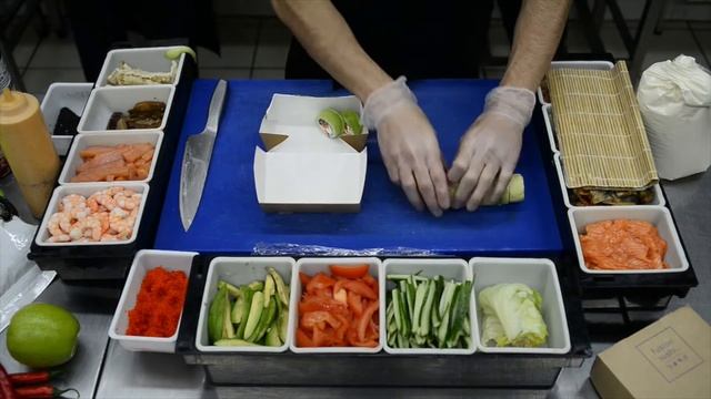 Приготовление Fusion Sushi. Часть 2